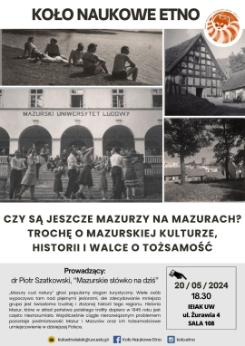 plakat wydarzenia etnokoła