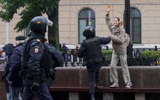 fotografia z protestów